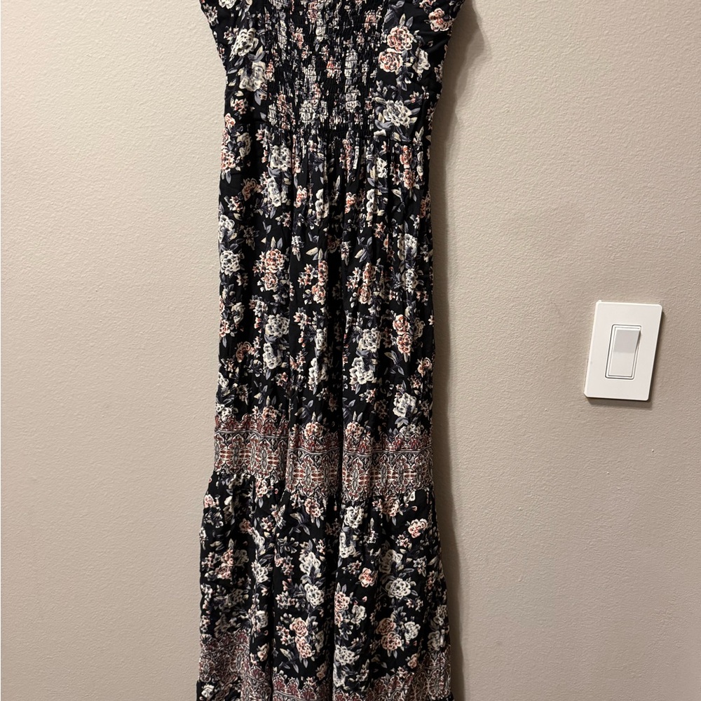 Angie Women's Peekaboo Tiered Maxi Dress
